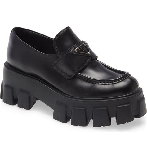 prada lug shoes|prada shoes for women flats.